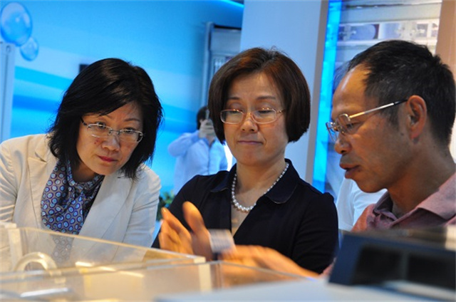 江西省副省长吴忠琼一行考察碧水源