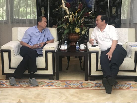 中关村智慧环境产业联盟访问首钢集团