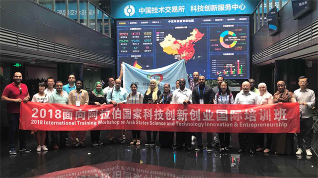 阿拉伯国家科技创新创业国际培训班来访中技所